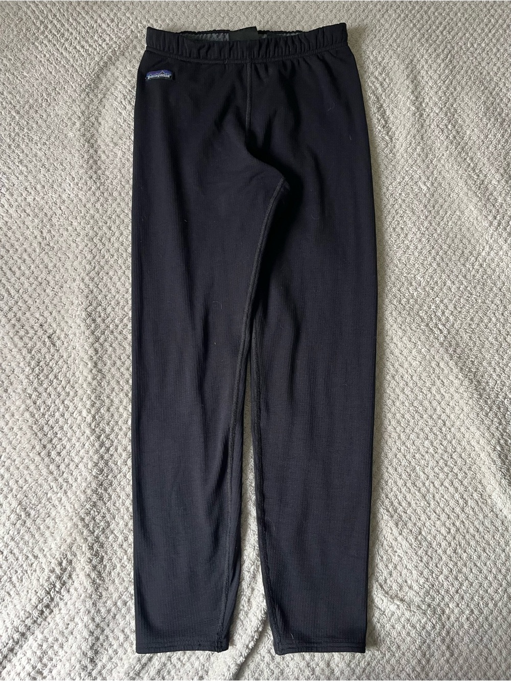 Patagonia Black Womens Thermal baselayer granola hike mountain Joggers